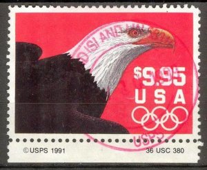 USA United States 1991 Birds Eagles Olympics 9.95 $ Used / CTO