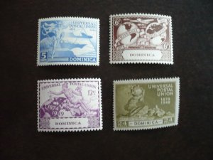 Stamps - Dominica - Scott# 116-119 - Mint Never Hinged Set of 4 Stamps
