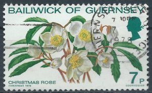 Guernsey 1978 - 7p Christmas Rose - SG174 used