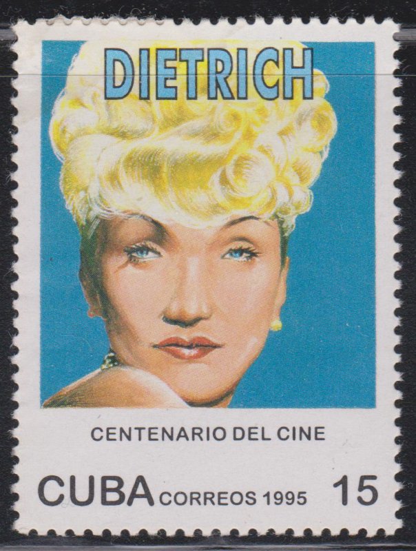 ​1995 Cuba Stamps Sc 3690  Marlene Dietrich MH NEW