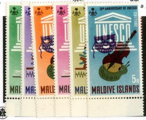 450 BCX Maldives 1966 Scott# 195-200  mnh**