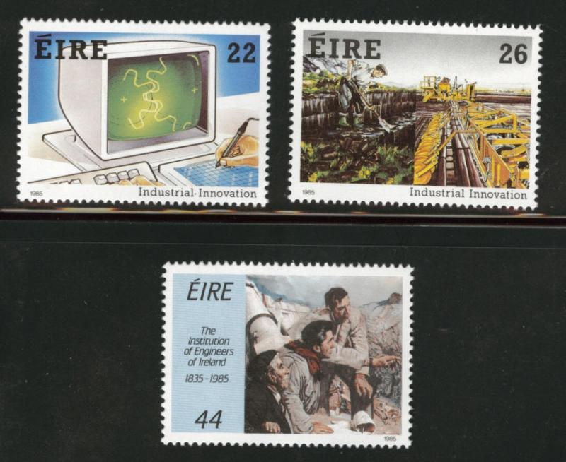 Ireland Scott 626-7 October 1985 MNH** stamp set CV $3.75