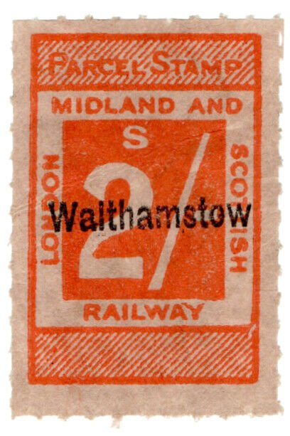 (I.B) London Midland & Scottish Railway : Parcel 2/- (Walthamstow)