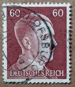 Germany #522 60pf Adolf Hitler USED (1941)