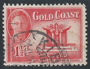 Gold Coast #132 1½p Emblem of Joint Provincial Council