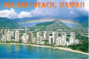 POSTCARD HAWAII - Waikiki Beach - Unaddressed