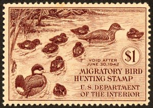 US Stamps # RW8 MLH XF Duck Fresh