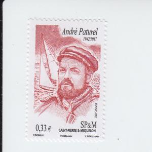 2012 St Pierre Miquelon Andre Paturel (Scott 957) MNH