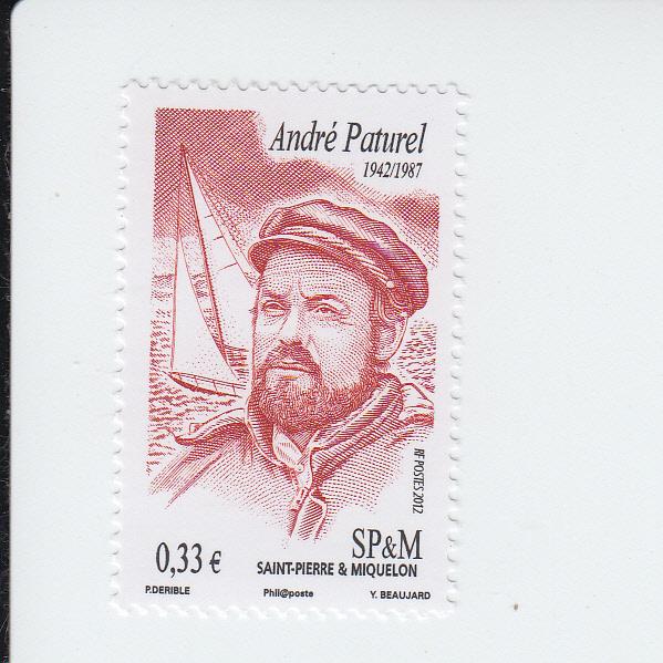 2012 St Pierre Miquelon Andre Paturel (Scott 957) MNH