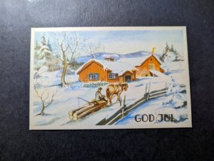 Censored Norway WWII Red Cross Feldpost Postcard Cover