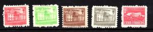 Cuba Scott # RA39-43 Mint Lightly Hinged