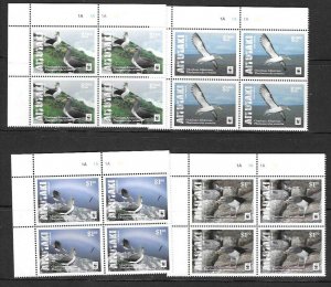 AITUTAKI 2018 ALBATROSS BLOCKS OF 4 MNH