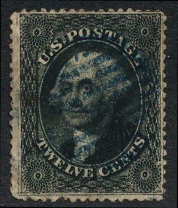 UNITED STATES (US) 36 USED FINE CREASES TINY TEAR