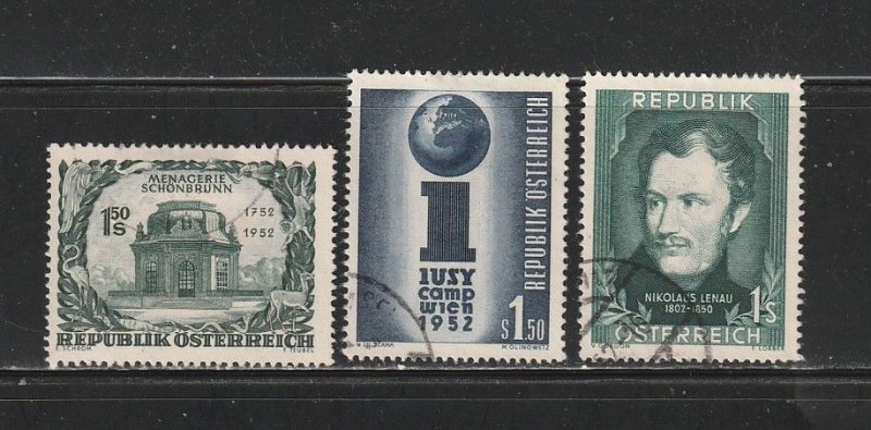 Austria 580-582 Sets U Various