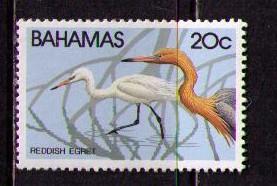 BAHAMAS Sc# 493 MNH FVF Reddish Egret Bird