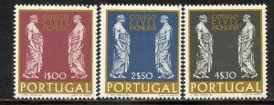 Portugal #1001-3,  Mint Never Hinge.