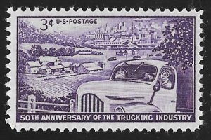 1025 3 cents Trucking Industry Stamp mint OG NH VF