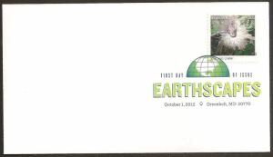 US 4710b Earthscapes Volcanic crater DCP FDC 2012