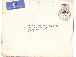 Kuwait 1952 KGVI 6A A/M cover to Holland (bah)
