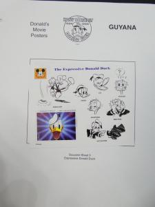 EDW1949SELL : GUYANA Beautiful collection of VF MNH Disney sets, S/S & Shtlts