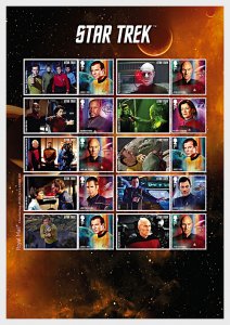 Stamps Great Britain 2020. ( Pre order ) - Star Trek - Smillers