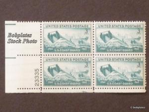 BOBPLATES #936 Coast Guard Upper Right Plate Block 23337 VF NH SCV=$1