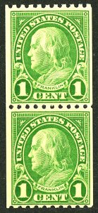 U.S. #604 MINT PAIR OG NH