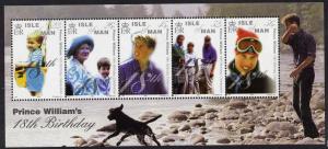 Isle of Man 865 MNH Prince William, The Queen Mother, Dog