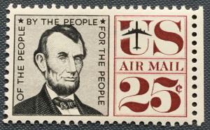 US #C59 Untagged *MH* Single Abraham Lincoln SCV $.50 L21