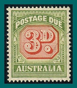 Australia 1946 Postage Due, 3d CTO #J74,SGD122