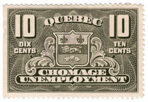 (I.B) Canada Revenue : Quebec Unemployment Tax 10c