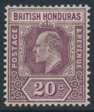 British Honduras SG 83 SC # 61 MH  Crown CA perf 14    see scans and details