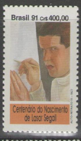 BRAZIL SG2504 1991 BIRTH CENT OF LASAR SEGALL MNH