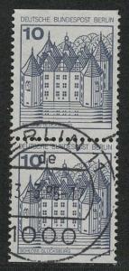 Germany Berlin Scott # 9N391, used, pair, from booklet pane