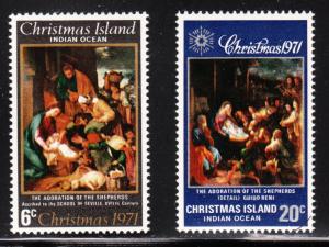 Christmas Island 37 -38 - FVF MNH