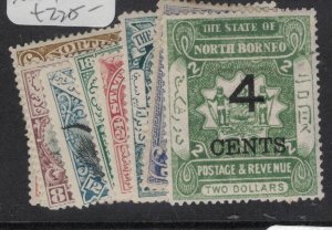 North Borneo SG 112a/122 MOG (2ftq)