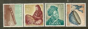 Spanish Sahara, Scott #'s 192-195, Stamp Day Issues, MNH