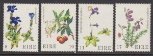 Ireland 428-31 Flowers mnh