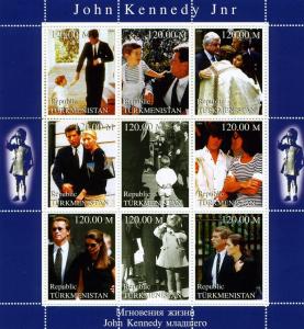 TRIBUTE TO JOHN KENNEDY Jr. Sheet Perforated Mint (NH)