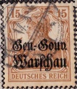 Poland German Occupation N11 Used