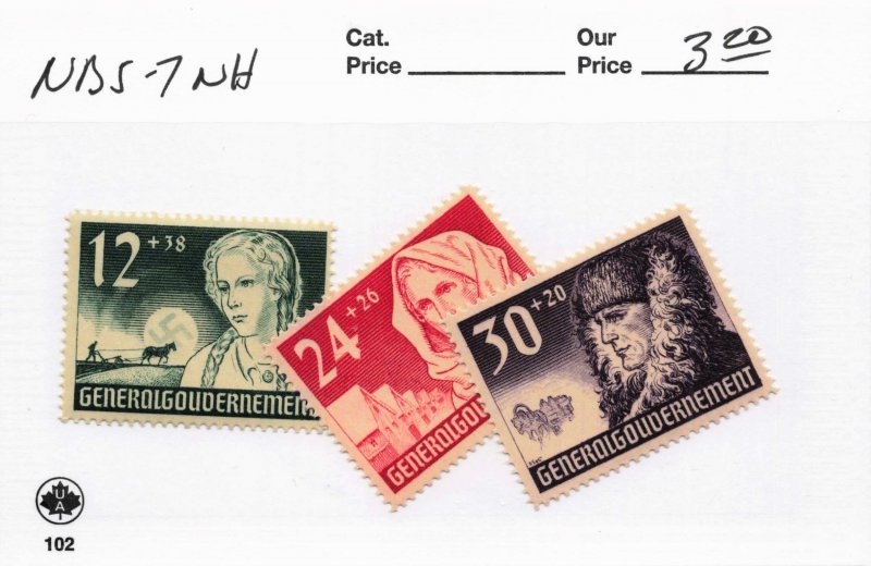 POLAND  NB5-7   MNH