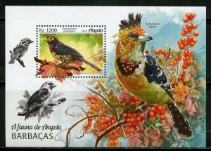 ANGOLA 2018  BARBELS SOUVENIR  SHEET MINT NEVER HINGED 