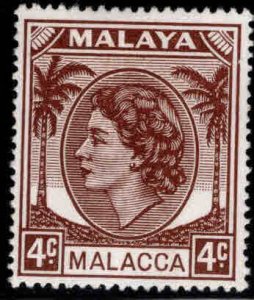 Malaya Malacca Scott 31 MH* QE2 stamp