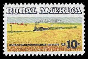 PCBstamps   US #1506 10c Rural American - Wheat, MNH, (51)