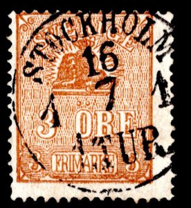 Sweden Scott 13 Used.