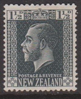 New Zealand Sc#161 MH Pencil Marks on Back