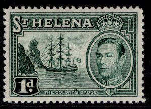 ST. HELENA GVI SG132, 1d green, M MINT. Cat £14.