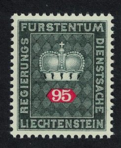 Liechtenstein Official Stamp 95r 1968 MNH SC#O55 SG#O503 MI#Dienst 53