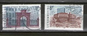 Luxembourg 655-656 used