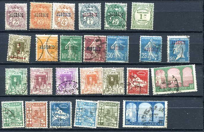 Algeria  Accumulation 1924 and up Mostly Used Some Overprint 10334